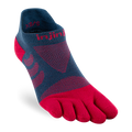 Injinji Women's Ultra Run No Show Performance Sock in Berry