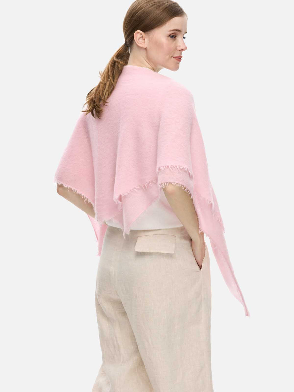 Pink CloudPuff Cashmere Scarf