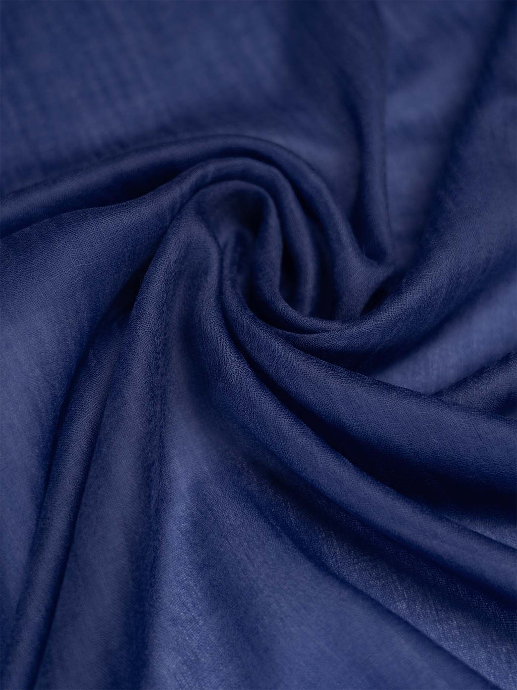 Featherlight Navy Blue Cashmere Scarf