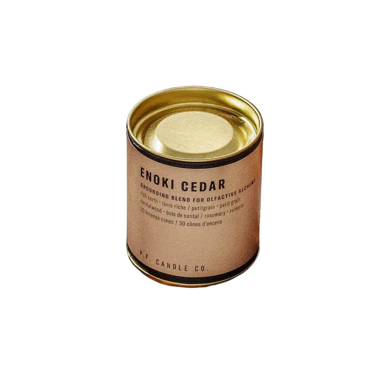P. F. Candle Co. Enoki Cedar Incense Cones
