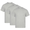 ATHLETIC GREY LOOPWHEELED T-SHIRT 3-PACK