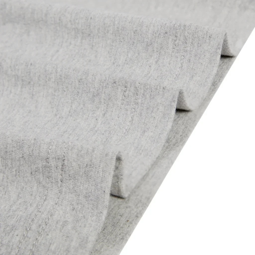 ATHLETIC GREY LOOPWHEELED T-SHIRT