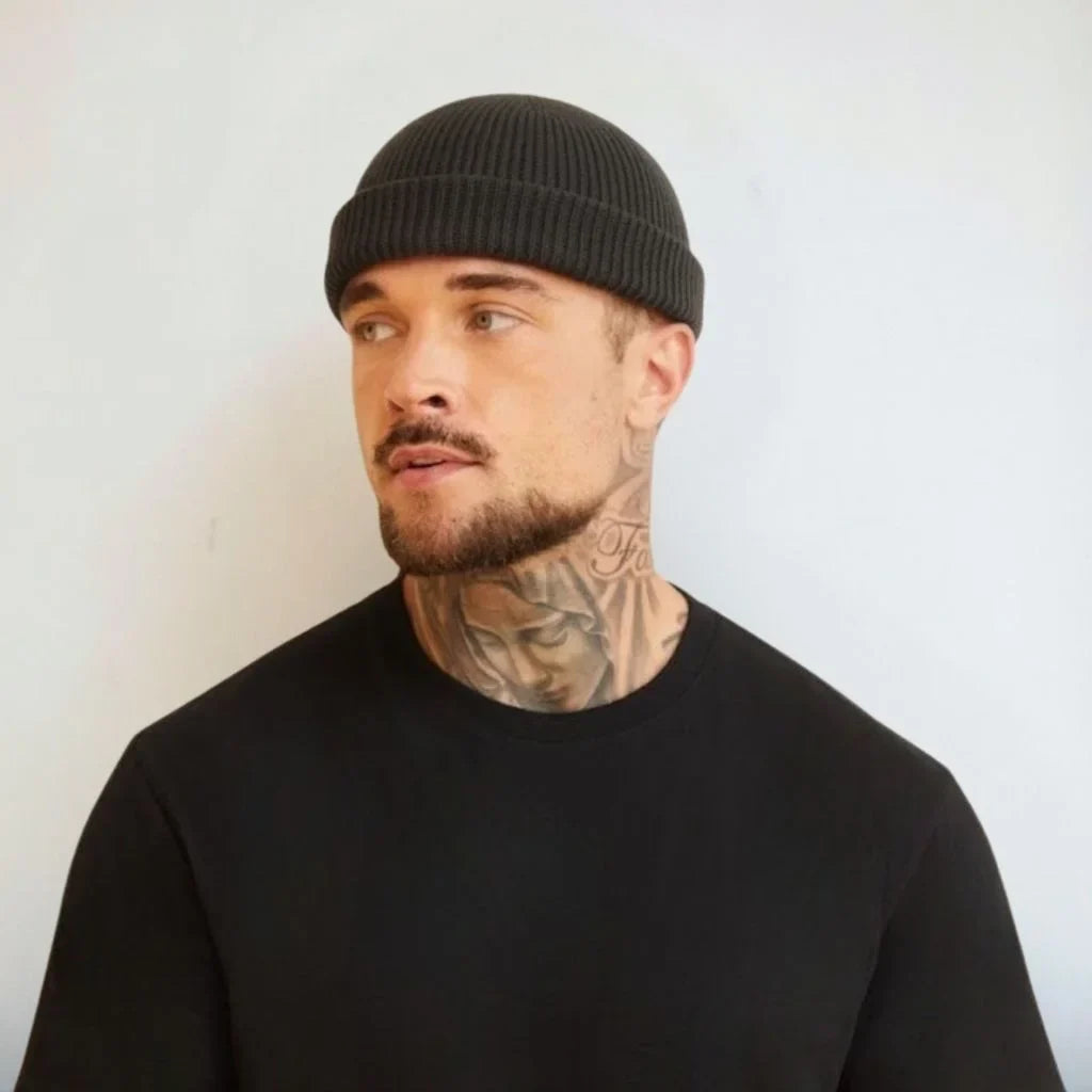 CHARCOAL FISHERMAN BEANIE PRO