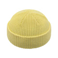CREAM YELLOW FISHERMAN BEANIE