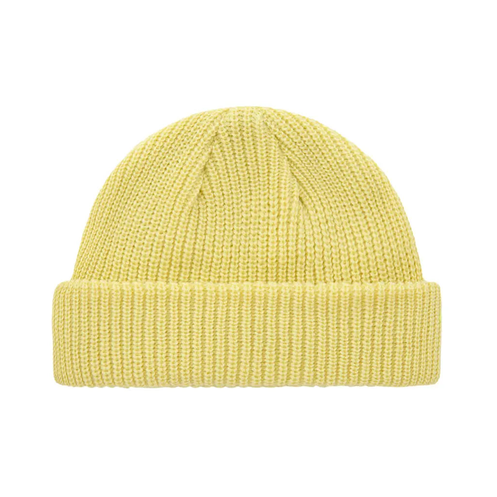 CREAM YELLOW FISHERMAN BEANIE