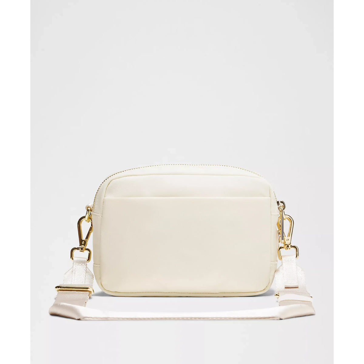 Lululemon Everywhere Crossbody Bag 2L Metal Hardware in Light Ivory/Gold