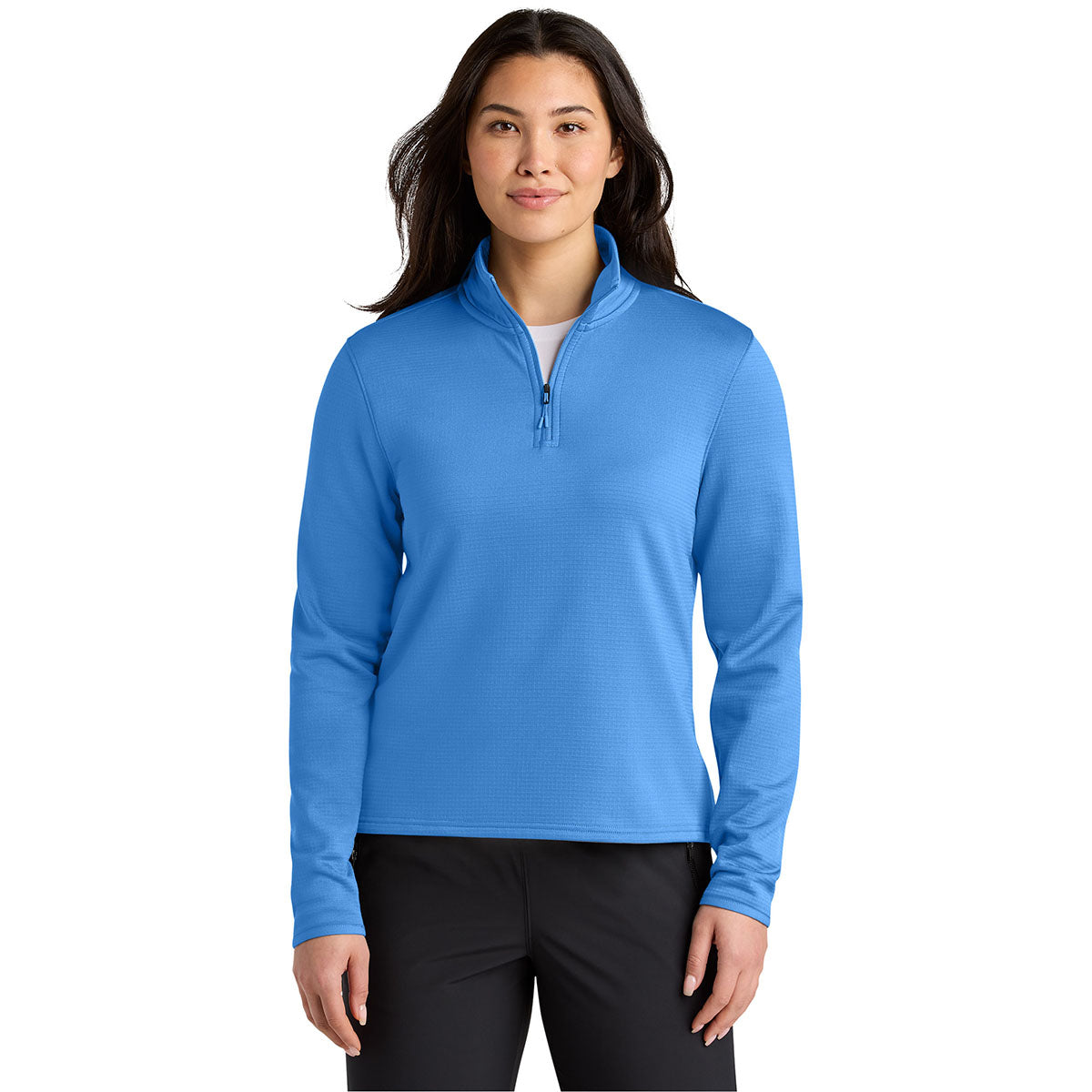 The North Face Women's Marina Blue Aim 1/4-Zip Fleece
