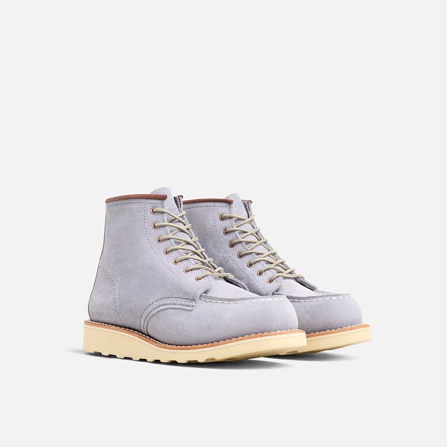 Red Wing Women's Classic Moc Short Boot in Dusty Lavender Abilene Leather