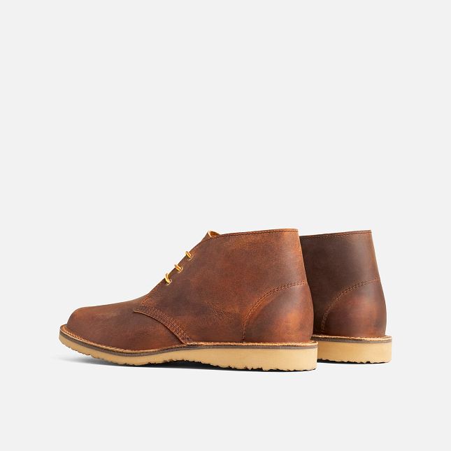 Red Wing Men's Weekender Chukka in Copper Rough & Tough Leather