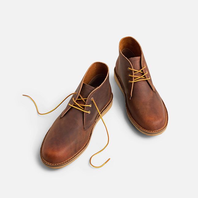 Red Wing Men's Weekender Chukka in Copper Rough & Tough Leather