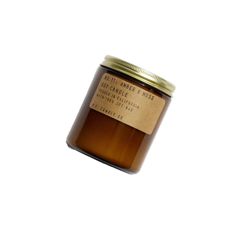 P. F. Candle Co. 7.2oz Amber & Moss Standard Candle