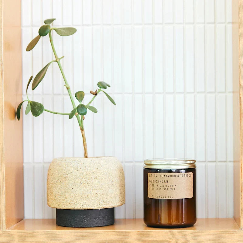 P. F. Candle Co. 7.2oz Teakwood & Tobacco Standard Candle