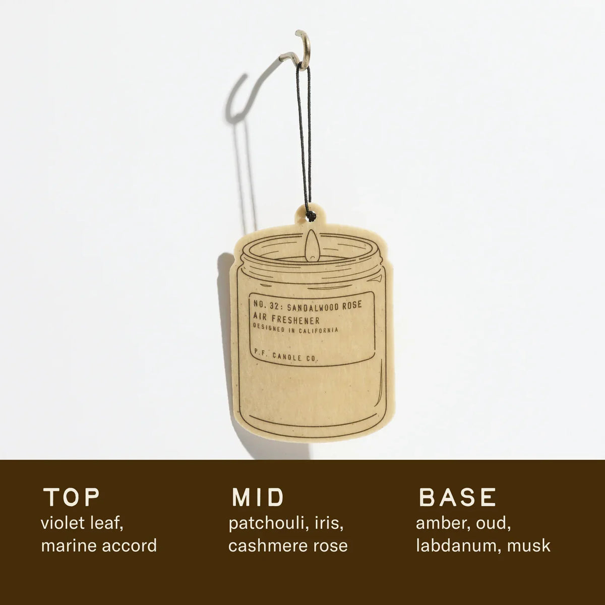 P. F. Candle Co. Sandalwood Rose– Air Freshener