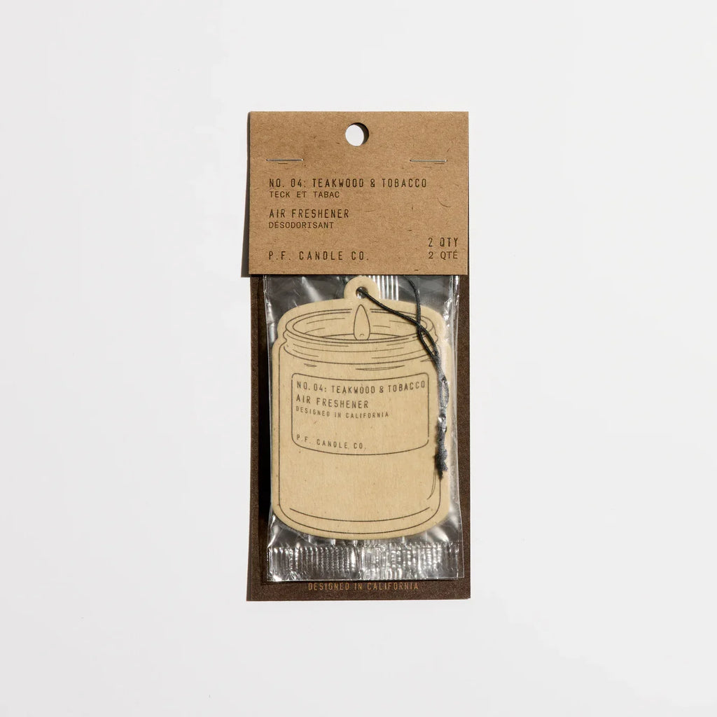 P. F. Candle Co. Teakwood & Tobacco– Air Freshener 2 Pack