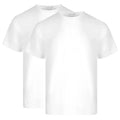 WHITE LOOPWHEELED T-SHIRT 2-PACK