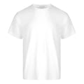 WHITE LOOPWHEELED T-SHIRT