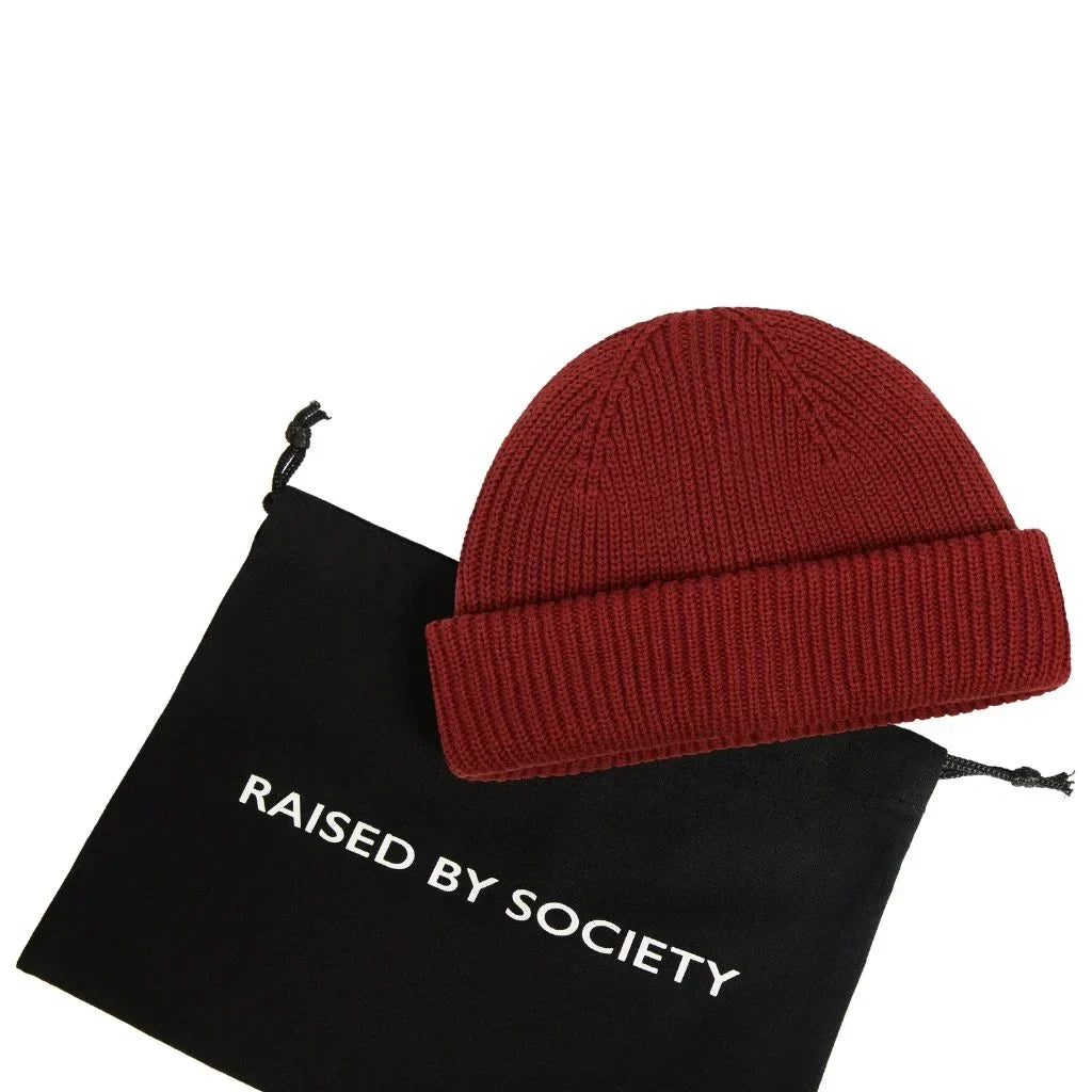WINE RED FISHERMAN BEANIE PRO