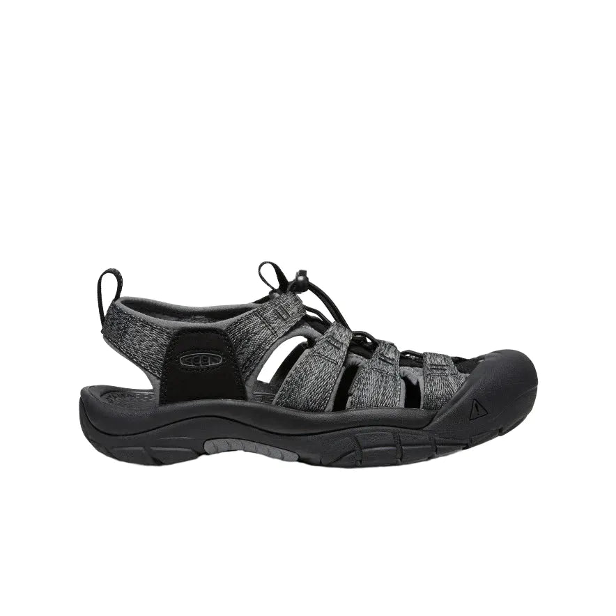 Keen Men's Newport H2 in Black Steel Grey