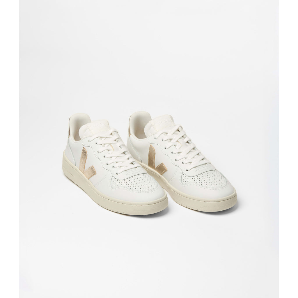 Veja Women's V-10 Leather in White Platine