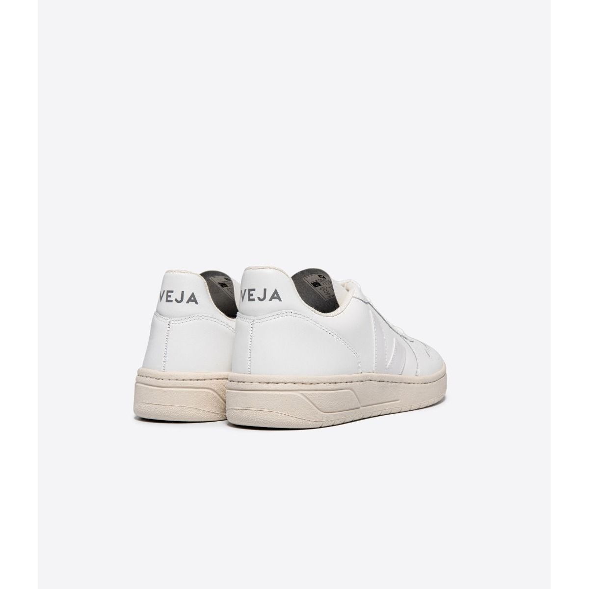 Veja Men's V-10 Leather Sneaker in White